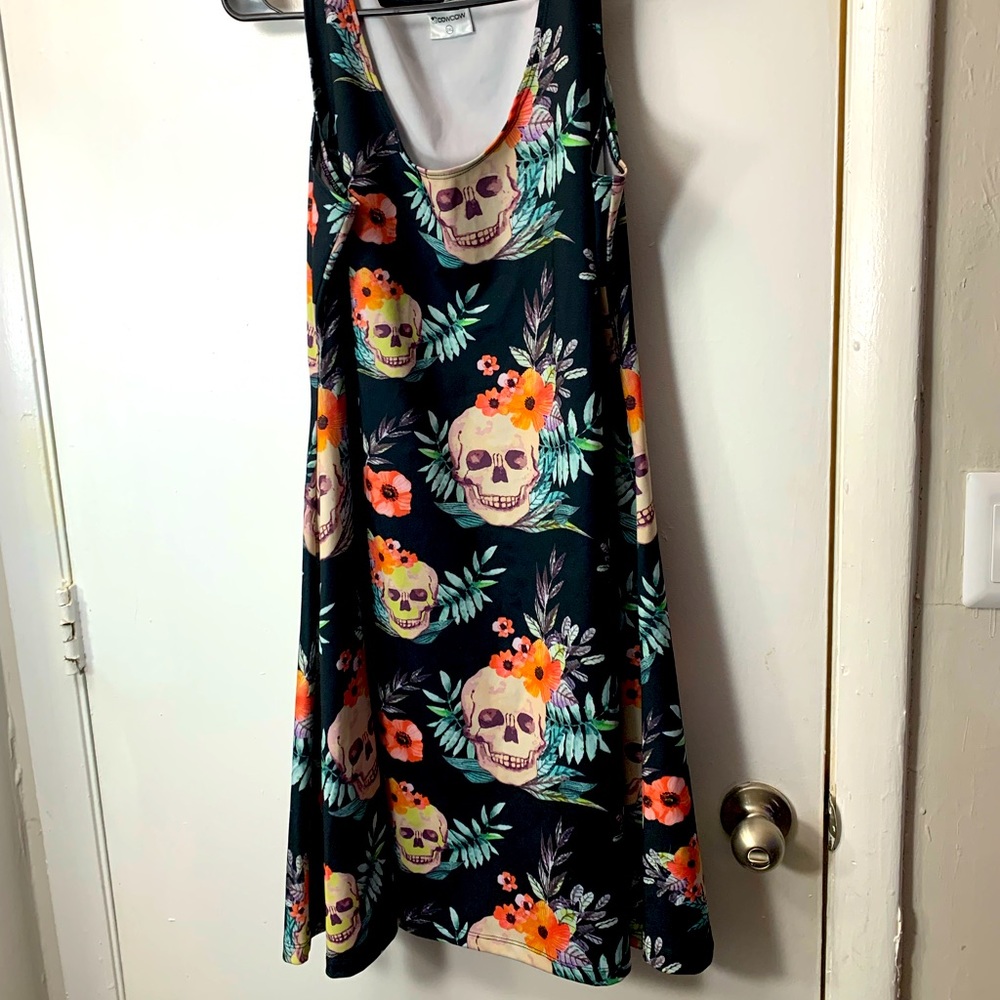 Floral Skull Dress